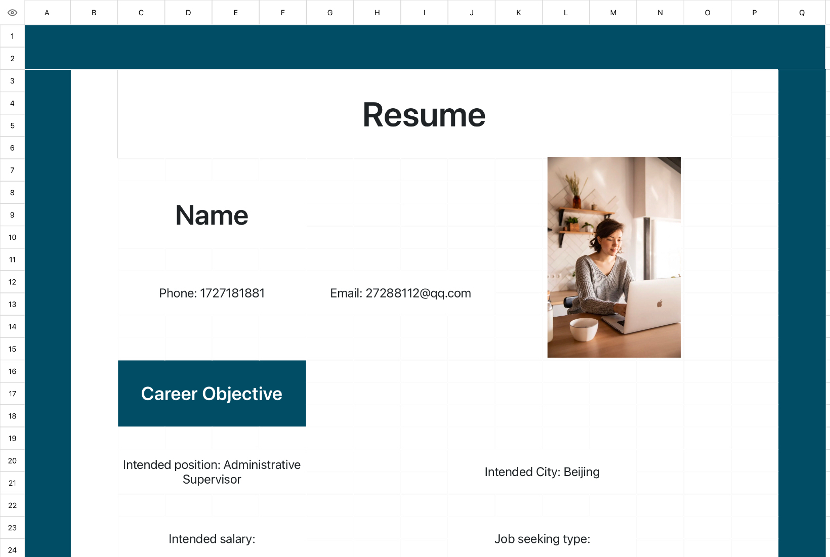 Administrative Resume
